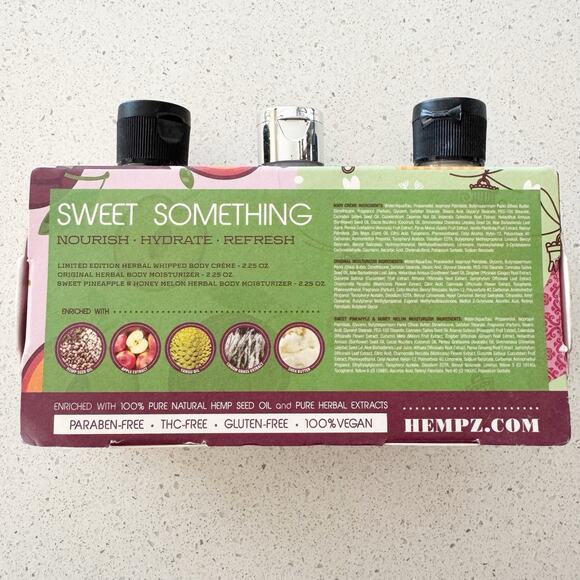 Hempz Sweet Something Gift Set Body Moisturizer Trio Small - Picture 5 of 7